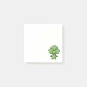 Funny Green Broccoli Post-it Notes