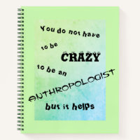 Funny green crazy anthropologist