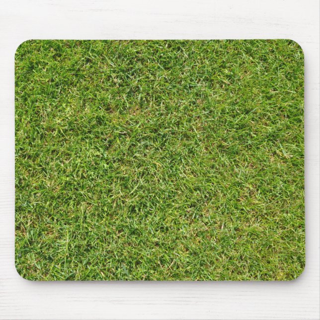Funny Green Grass Lawn Mouse Pad (Front)