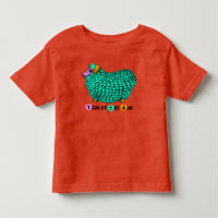 Funny Green Ram Chinese Year Zodiac Toddler T