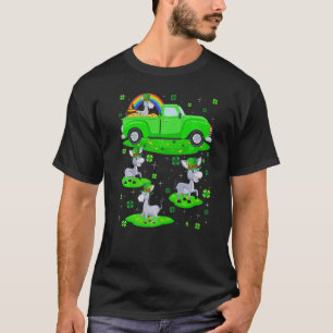 Funny Green Truck Leprechaun Hat Mule St Patrick's T-Shirt