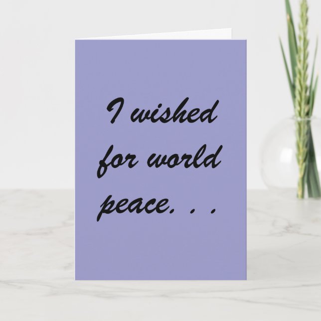 funny greeting card (Front)