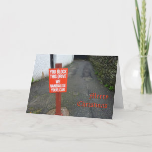 Funny greetings card