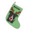 Funny Grey Pitbull Dog Christmas Stocking