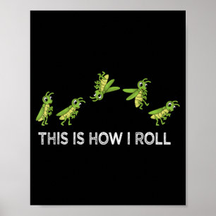 Funny Grhopper Lover Kids Insects Grhopper Poster