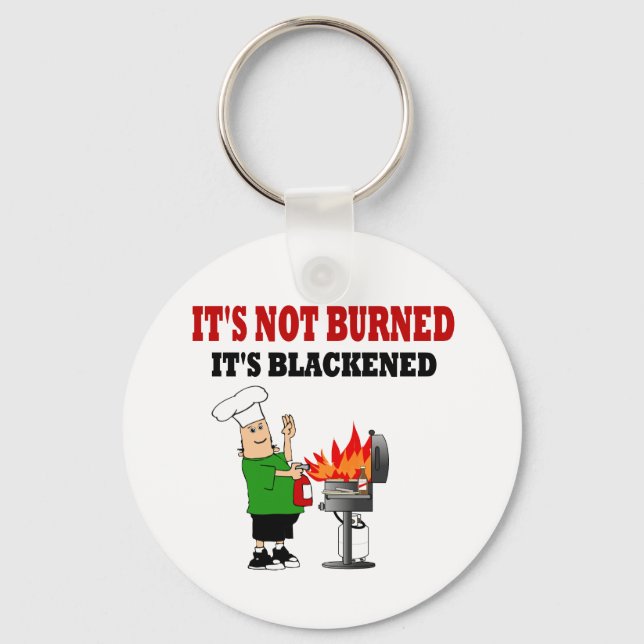 Funny  Grill Chef Key Ring (Front)