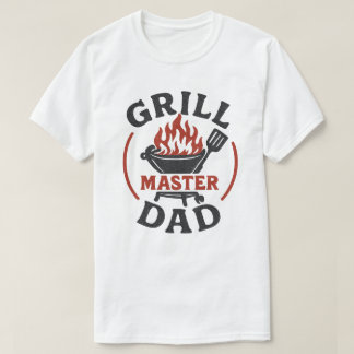 Funny Grill Master Dad BBQ T-Shirt