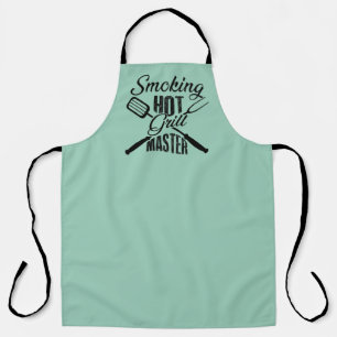 Funny grill Master word art Apron