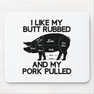 Funny Grilling Bbq Pork Rub Byrbecue Lover Gifts S Mouse Pad