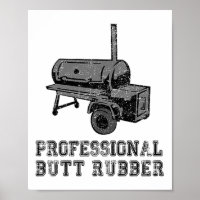 Funny Grilling, Bbq, Smoker , Professional Butt Ru