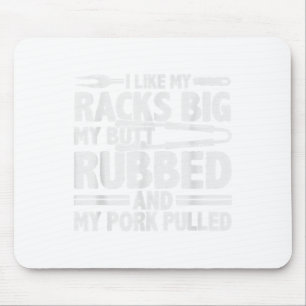 Funny Grilling Pork Rub Smoking Bbq Meat Smoker _1 Mouse Pad