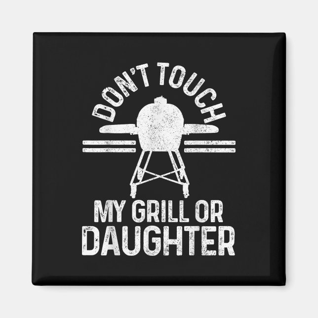 Funny Grillmaster Bbq Grill Chef Gift  Magnet (Front)