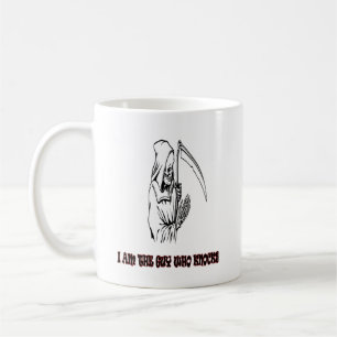 Funny Grim Reaper Quote Spooky Halloween Night Coffee Mug