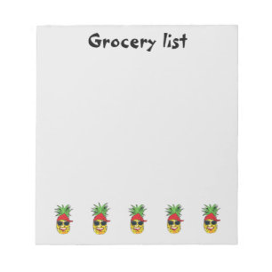 Funny Grocery List Notepad