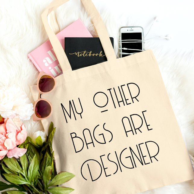 Funny Grocery Shopping Designer Tote Bag (Creator Uploaded)