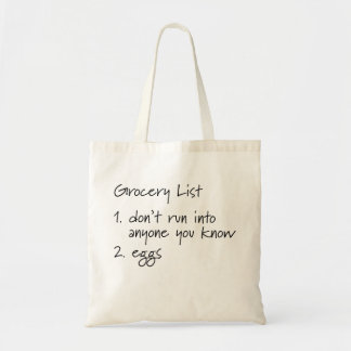 Funny Grocery Tote Bag