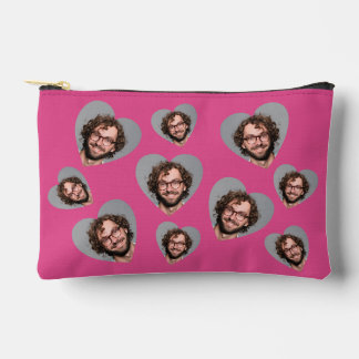 Funny Groom Face Bridal Shower Accessory Pouch