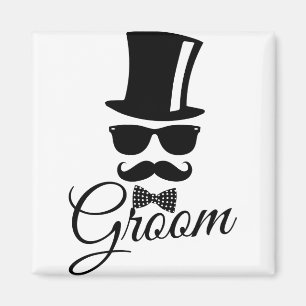 Funny groom magnet