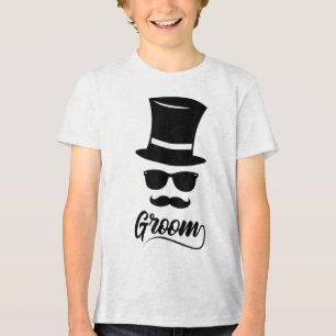 Funny Groom Shirt White For Men Hat And Moustache 
