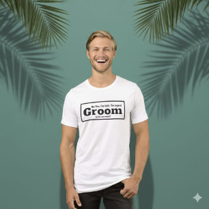 Funny Groom The Man The Myth The Legend Wedding Tri-Blend Shirt