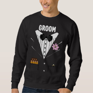 Funny Groom Tuxedo Sweatshirt