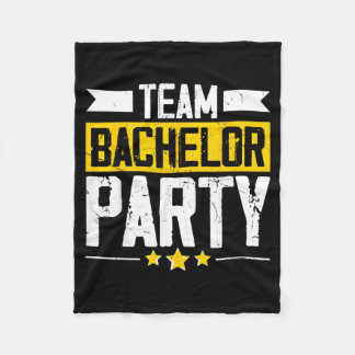 Funny Groom Wedding Bachelor Party 1 Fleece Blanket