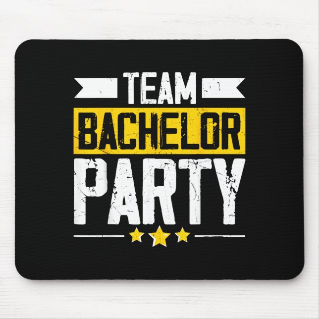 Funny Groom Wedding Bachelor Party 1 Mouse Pad (Front)