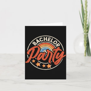 Funny Groom Wedding Bachelor Party 2 Card