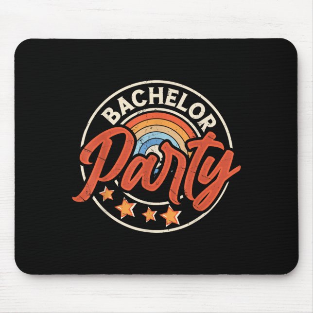 Funny Groom Wedding Bachelor Party 2 Mouse Pad (Front)