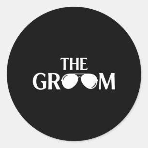 Funny Groom Wedding Bachelor Party 3 Classic Round Sticker