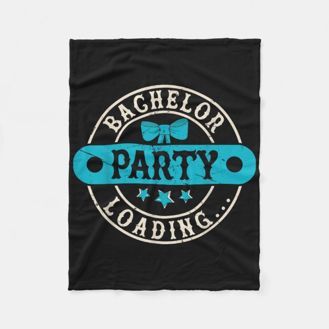 Funny Groom Wedding Bachelor Party _3  Fleece Blanket (Front)