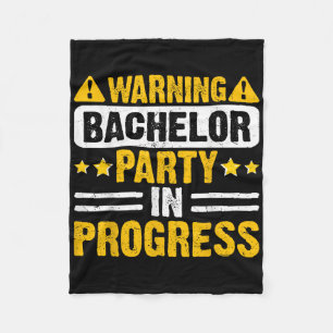 Funny Groom Wedding Bachelor Party _5 Fleece Blanket