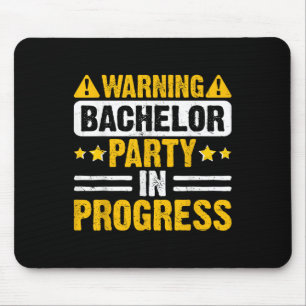 Funny Groom Wedding Bachelor Party _5  Mouse Pad