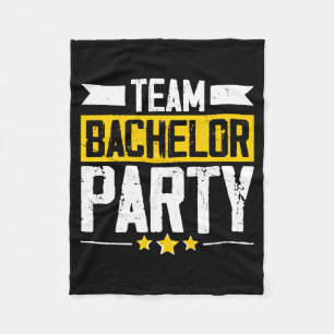 Funny groom wedding bachelor party long sleeve  fleece blanket