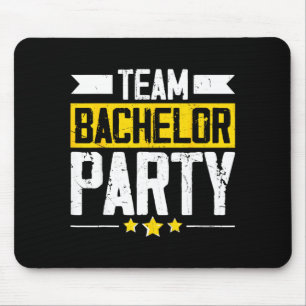 Funny Groom Wedding Bachelor Party Mouse Pad