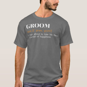 Funny Groom Wedding Day Memories Engagements Sayin T-Shirt