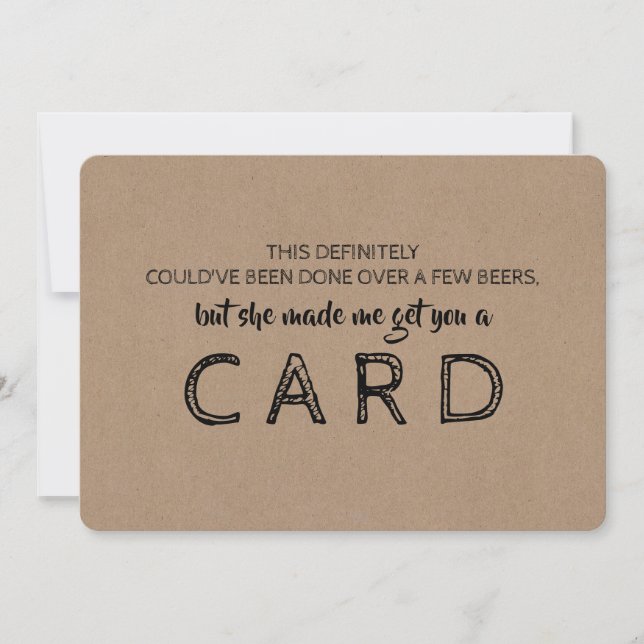 Funny GROOMSMAN Proposal Invitation (Front)