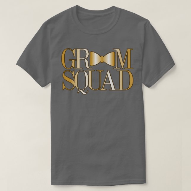 Funny Groomsmen Bachelor Party Apparel for Men Gro T-Shirt (Design Front)