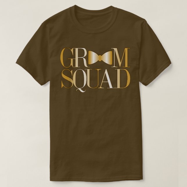 Funny Groomsmen Bachelor Party Apparel for Men Gro T-Shirt (Design Front)