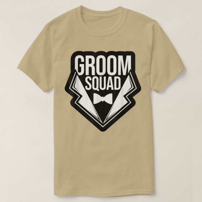 Funny Groomsmen Bachelor Party Apparel For Men Gro T-Shirt (Design Front)