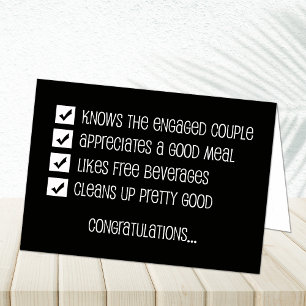 Funny Groomsmen Card -- Qualified Groomsman?