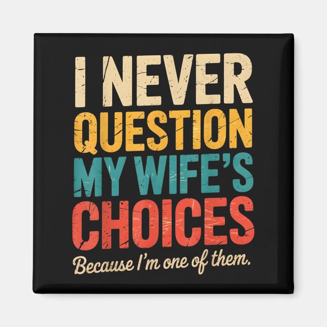 Funny Groovy Dad Joke Quote For Husband Fathers Da Magnet (Front)