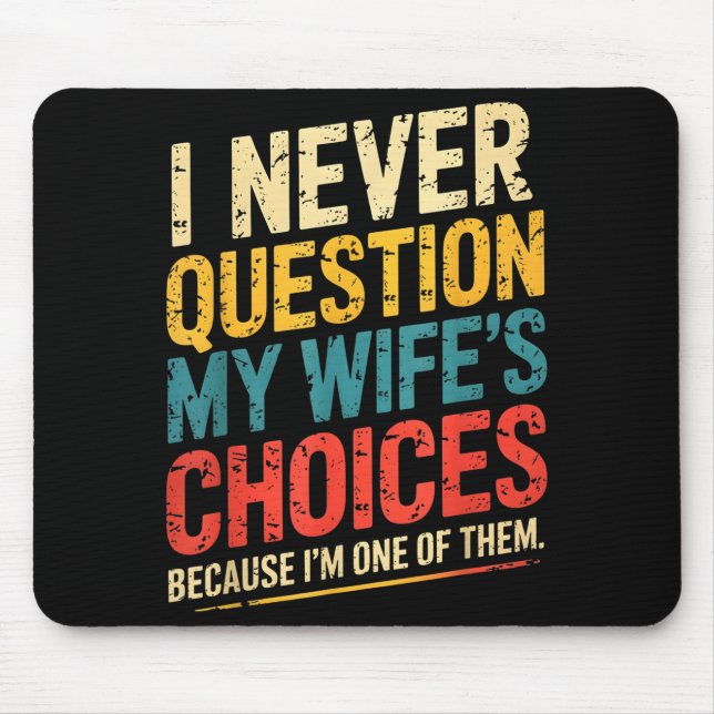 Funny Groovy Dad Joke Quote For Husband Fathers Da Mouse Pad (Front)