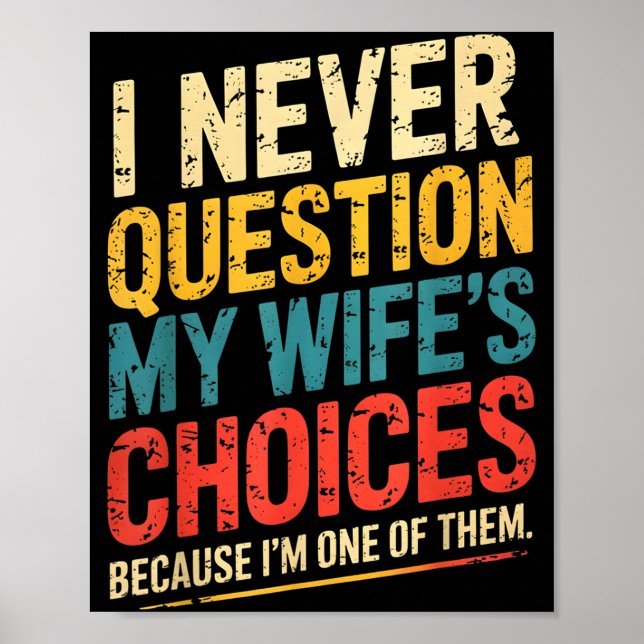 Funny Groovy Dad Joke Quote For Husband Fathers Da Poster (Front)