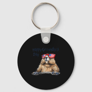 Funny Groundhog Day Decorations 2025 Groundhog Day Key Ring