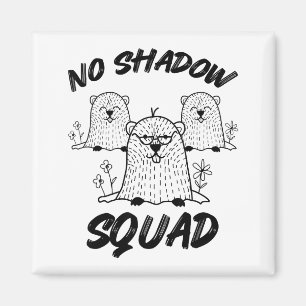 Funny Groundhog Squad Happy Groundhog Day 2026 Magnet