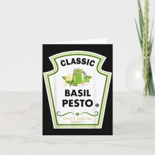 Funny Group Condiments Halloween Costume Classic Card