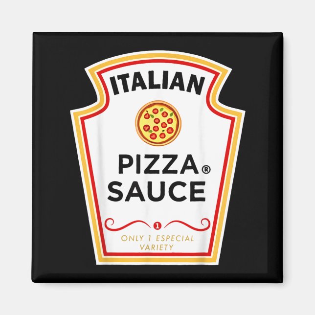 Funny Group Condiments Halloween Costume Italian Magnet (Front)