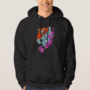 Funny Growling Mouth Open Bengal Tiger Men Women K Hoodie