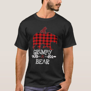 Funny Grumpy Bear Matching Family Christmas Bear R T-Shirt